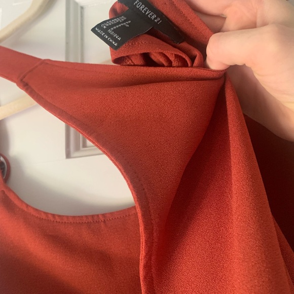 Burnt orange fall romper - Picture 3 of 3